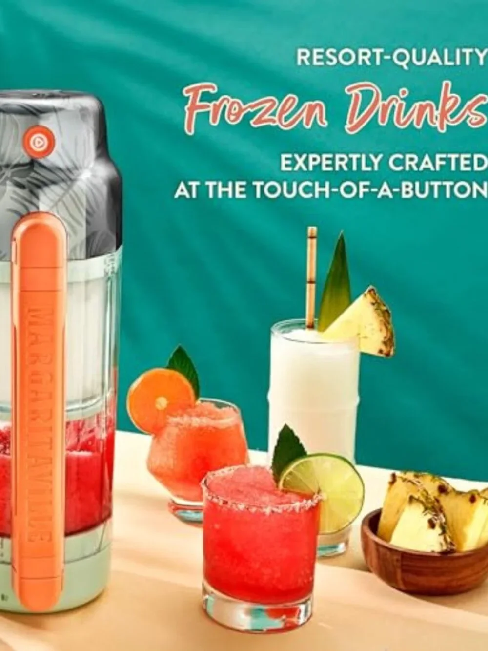 Margaritaville Maui Portable Frozen Drink Maker 18 Oz 1-Speed new sealed